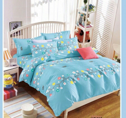BỘ DRAP MỀN COTTON CAO CẤP HQ418(MỀN 2X2,2M)
